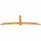 Ekena Millwork Bellingham Rough Sawn Timber Gable Bracket, Western Red Cedar, 108"W x 36"H x 2"D x 6"F, 8/12 Pitch GBW108X36X0206BEL00RWR - alternate 2